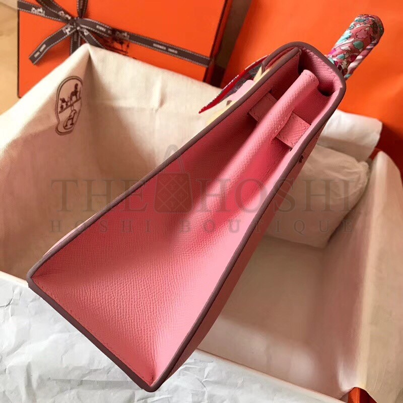 H**me5 Rose Confetti Epsom Kelly 28cm Handmade Bag Master Quality