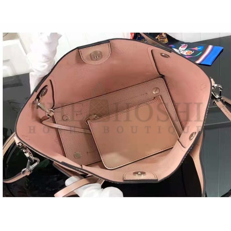 L0vis Vvtt0n LV Women Hina PM Bucket Bag Crème Beige Mahina Perforated Calf Master Quality