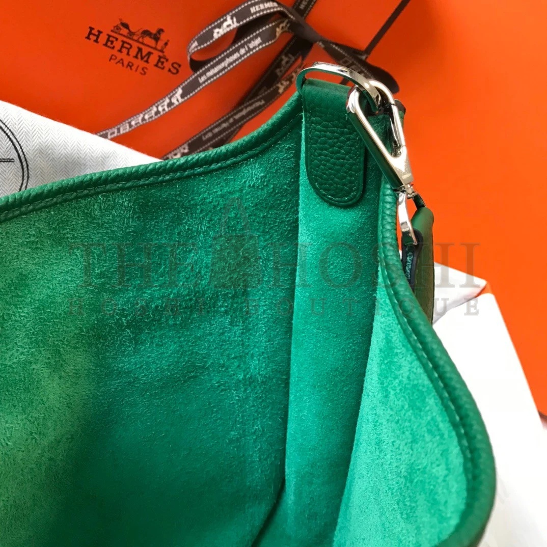 H**me5 Evelyne III 29 Bag In Vert Vertigo Clemence Leather Master Quality