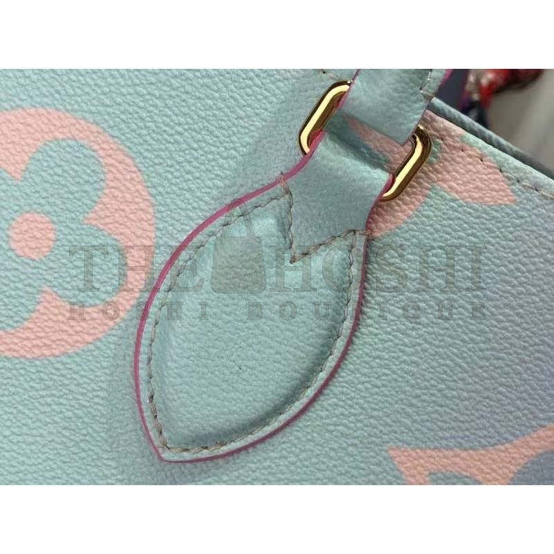 L0vis Vvtt0n LV Women Onthego GM Tote Sunrise Pastel Monogram Coated Canvas Master Quality