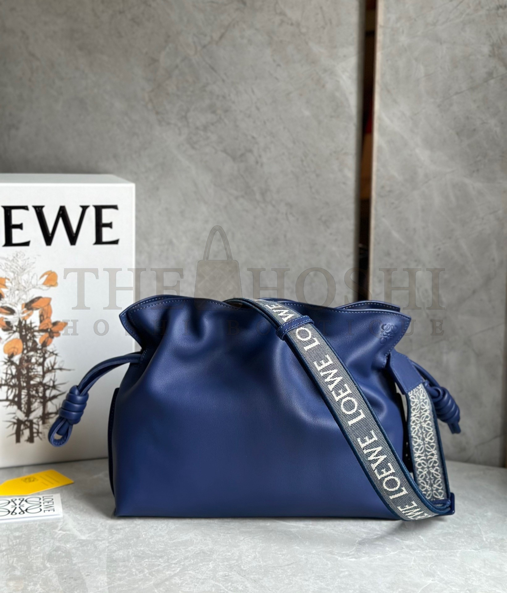 L0ew* Flamenco Clutch Bag In Dark Purple Leather Master Quality