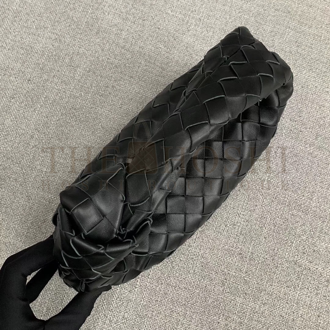 B0tt*ga Ven*ta Mini BV Jodie Bag In Black Woven Leather Master Quality