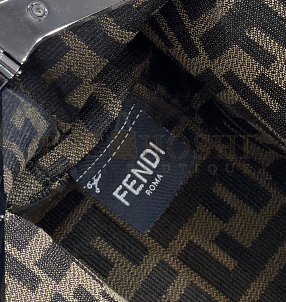 F**di First Small Bag In Silver Laminated Leather Master Quality