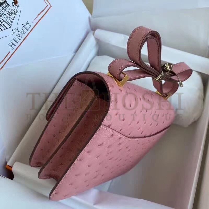 H**me5 Terre Cutie Ostrich Constance 24cm Bag Master Quality