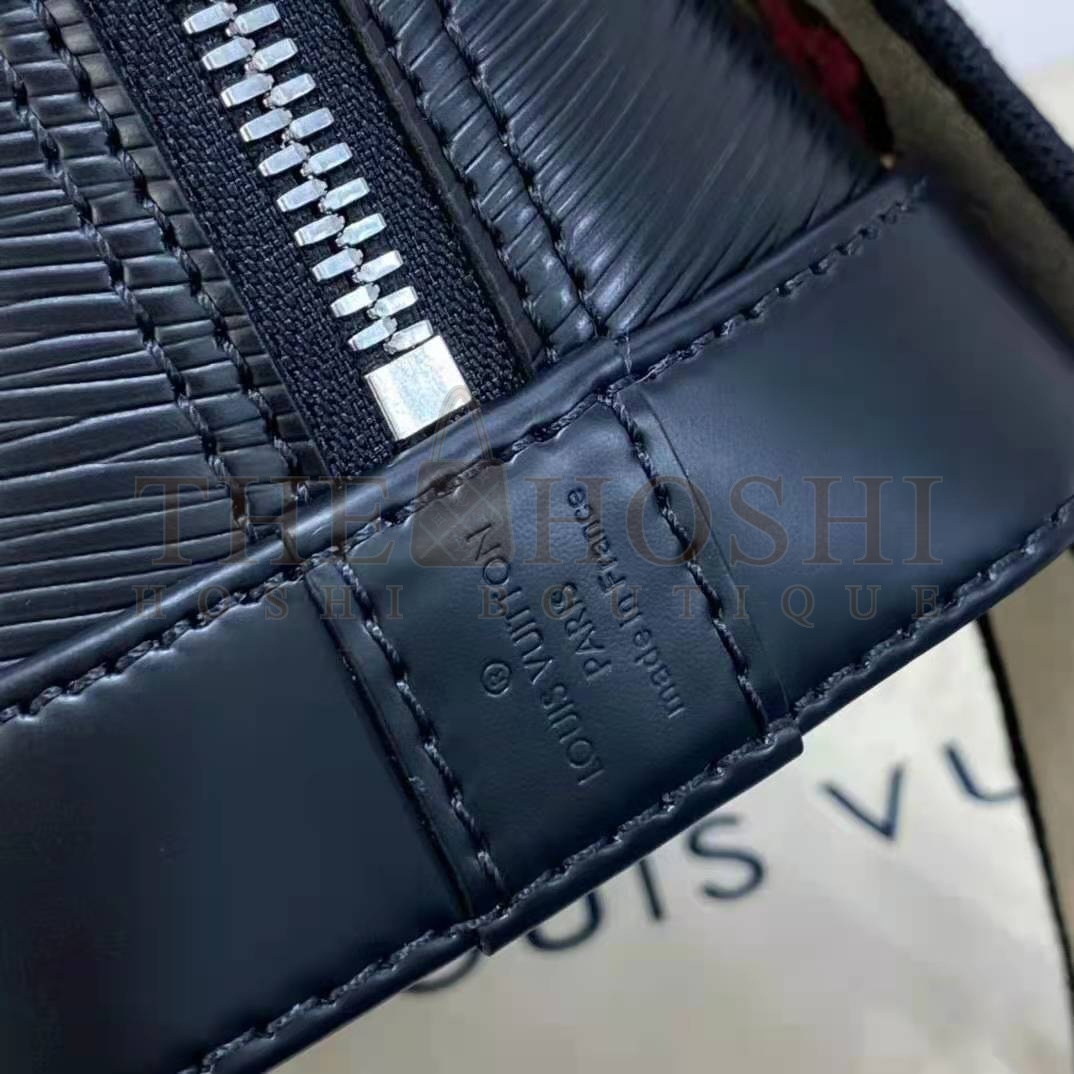 L0vis Vvtt0n LV Women Alma BB Handbag Black Epi Grained Cowhide Leather Master Quality