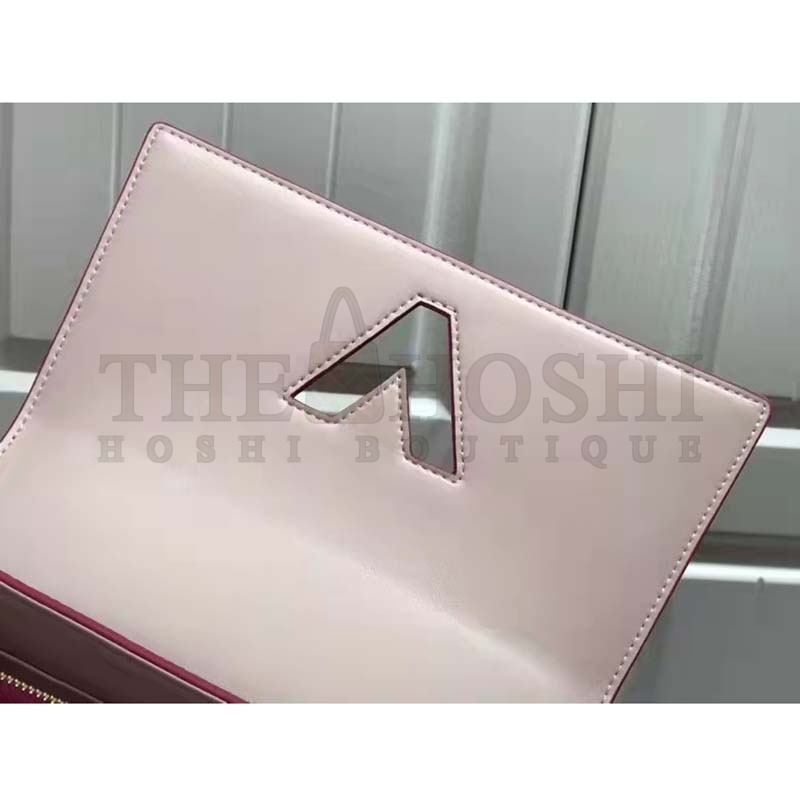 L0vis Vvtt0n LV Women Twist One Handle BB Handbag Dragon Fruit Pink Taurillon Master Quality