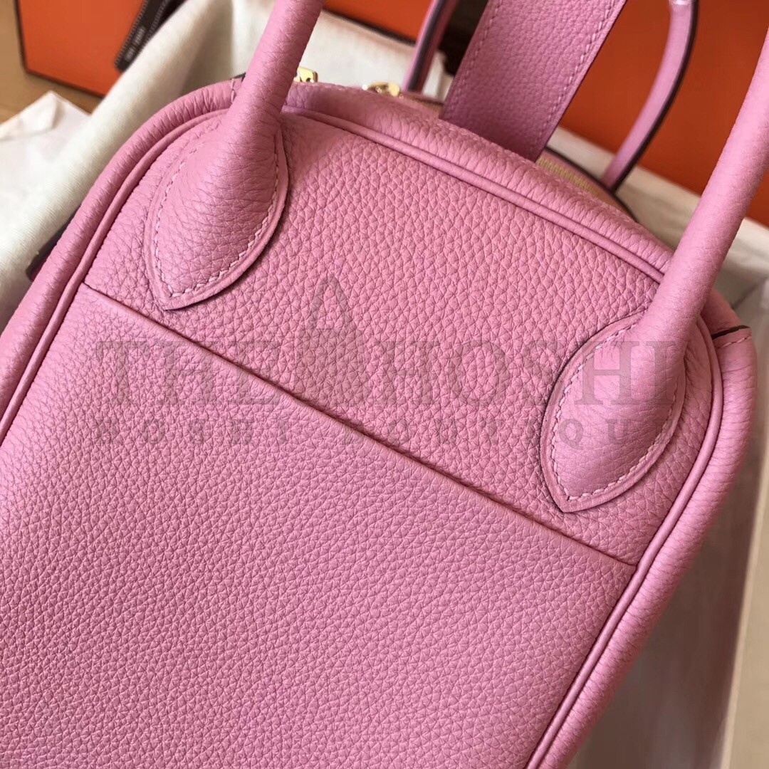 H**me5 Pink Lindy 30cm Clemence Handmade Bag Master Quality