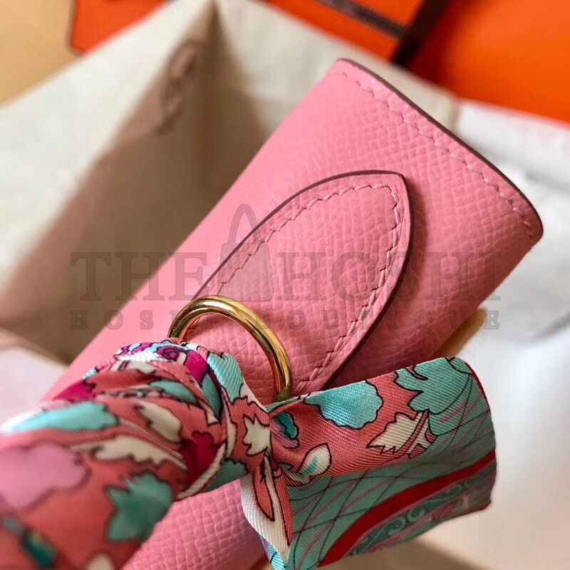 H**me5 Rose Confetti Epsom Kelly 28cm Handmade Bag Master Quality