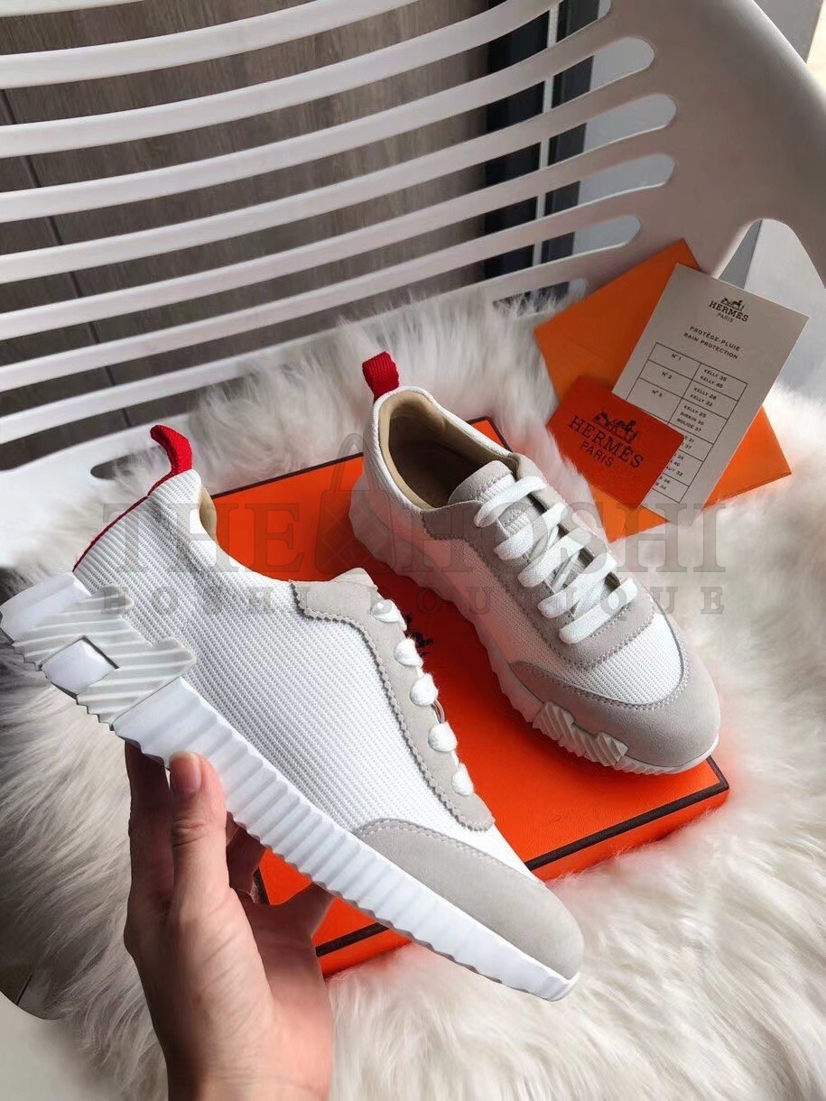 H**me5 Bouncing Sneakers In White Canvas Master Quality
