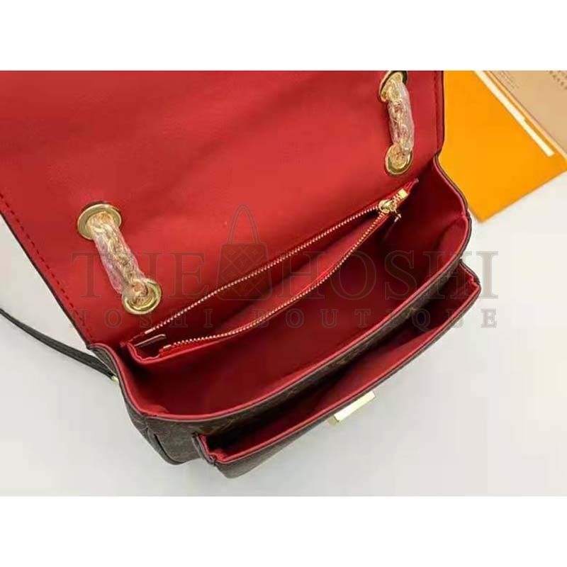 L0vis Vvtt0n LV Women Passy Handbag in Monogram Coated Canvas-Brown Master Quality