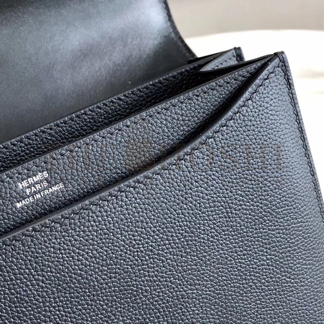 H**me5 2002 20cm Bag In Black Evercolor Calfskin Master Quality