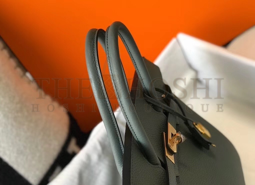 H**me5 Vert Amande Clemence Birkin 30cm Bag GHW Master Quality
