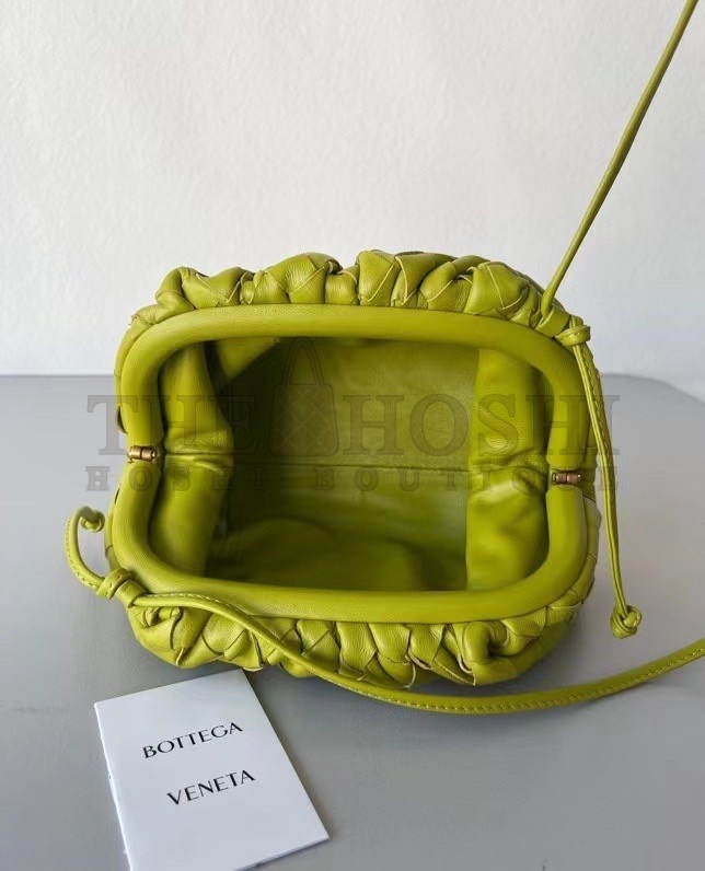 B0tt*ga Ven*ta Mini Pouch In Kiwi Intrecciato Lambskin Master Quality