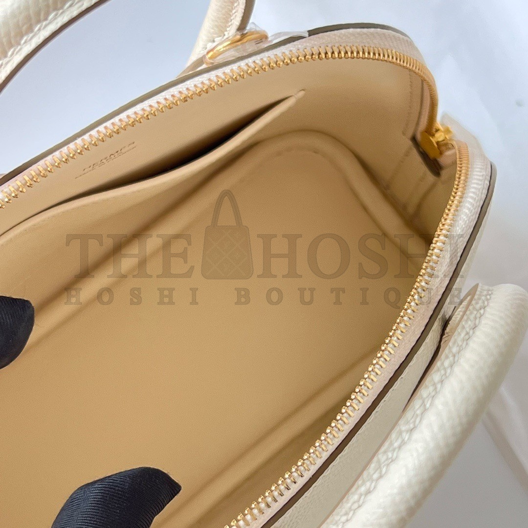 H**me5 Bolide 1923 Mini Handmade Bag In Craie Epsom Calfskin Master Quality