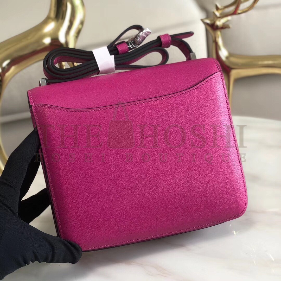 H**me5 2002 20cm Bag In Rose Purple Evercolor Calfskin Master Quality