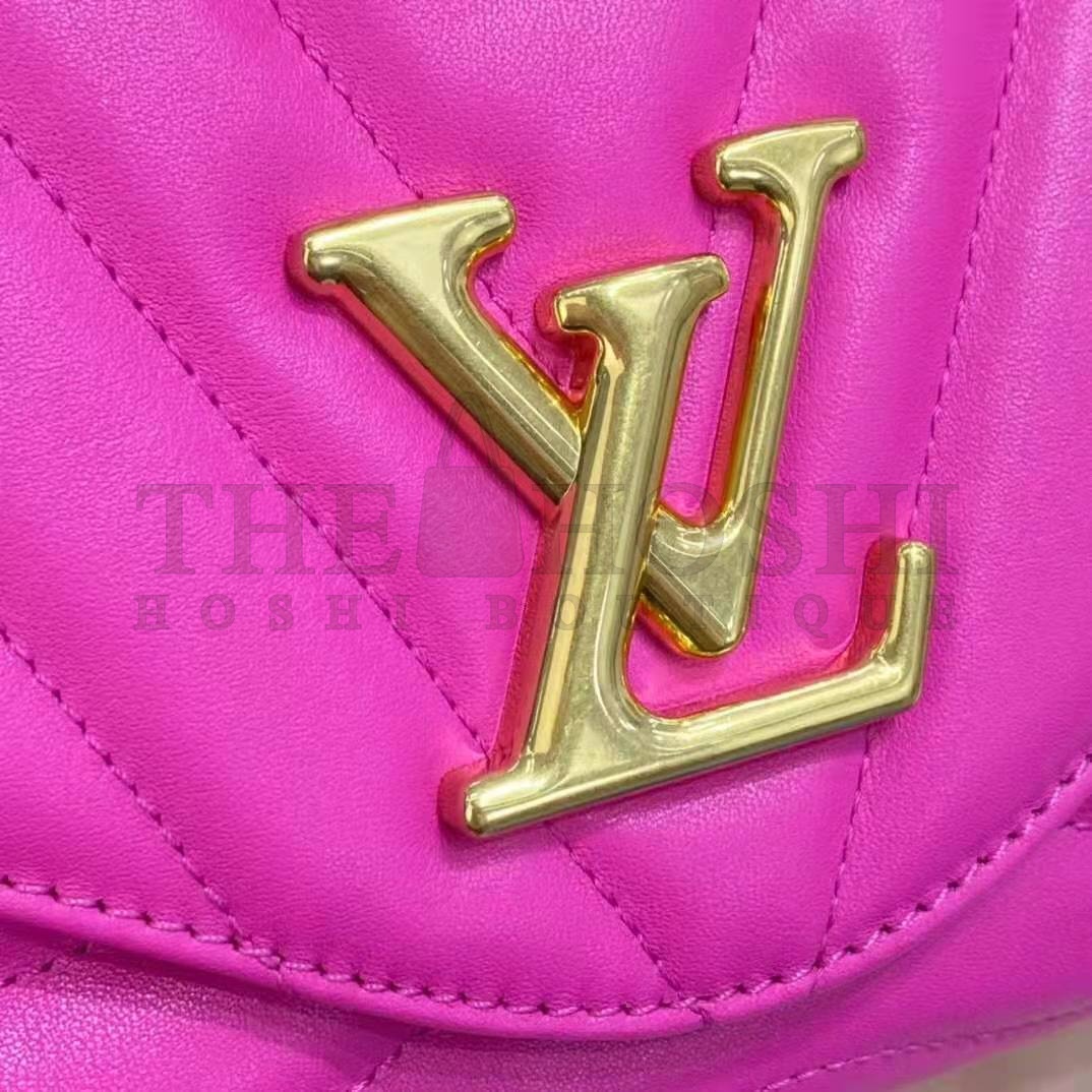 L0vis Vvtt0n LV Women New Wave Chain Bag Handbag Agathe Pink Smooth Cowhide Leather Master Quality