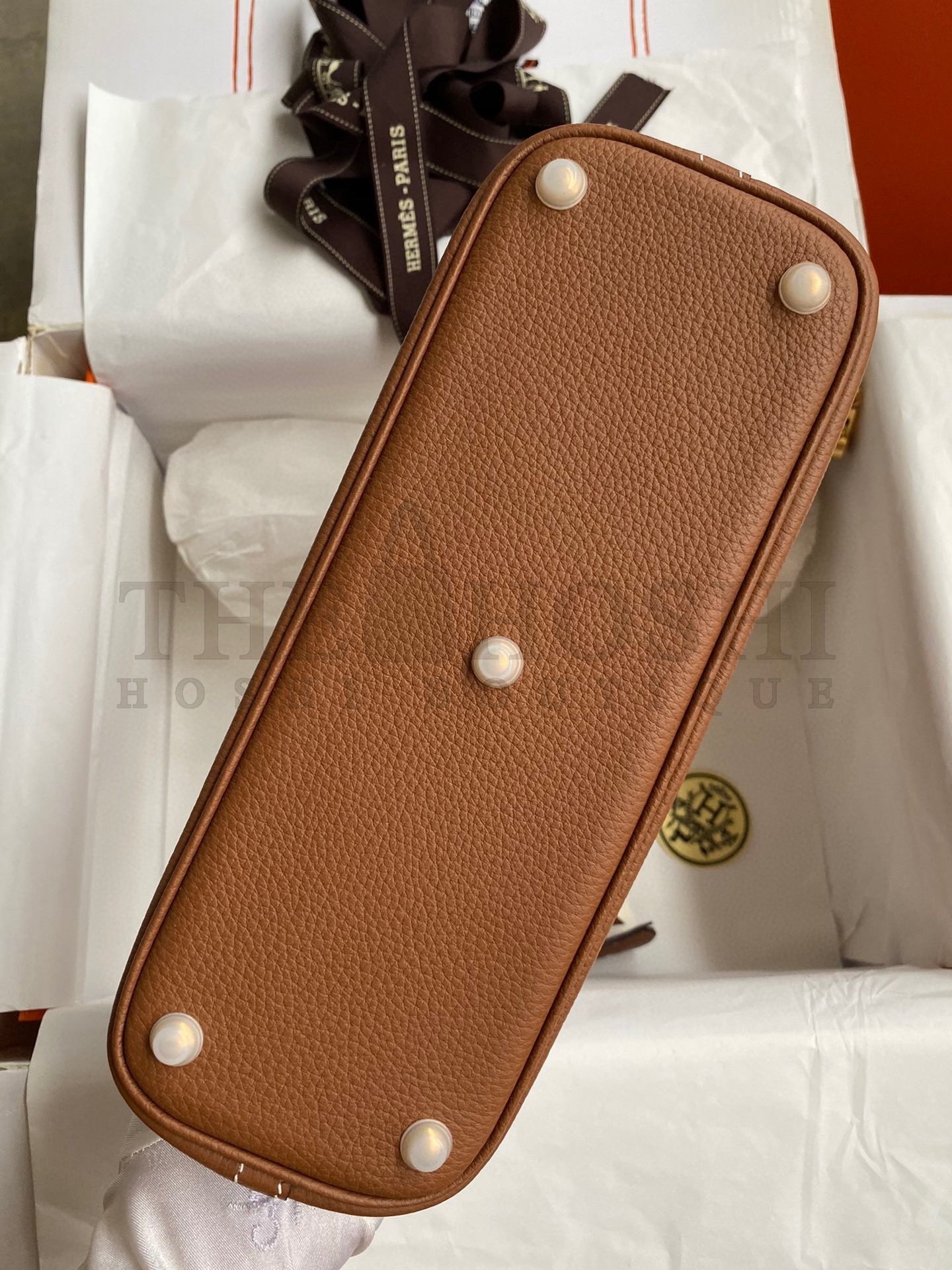 H**me5 Bolide 1923 27 Handmade Bag In Gold Clemence Calfskin Master Quality