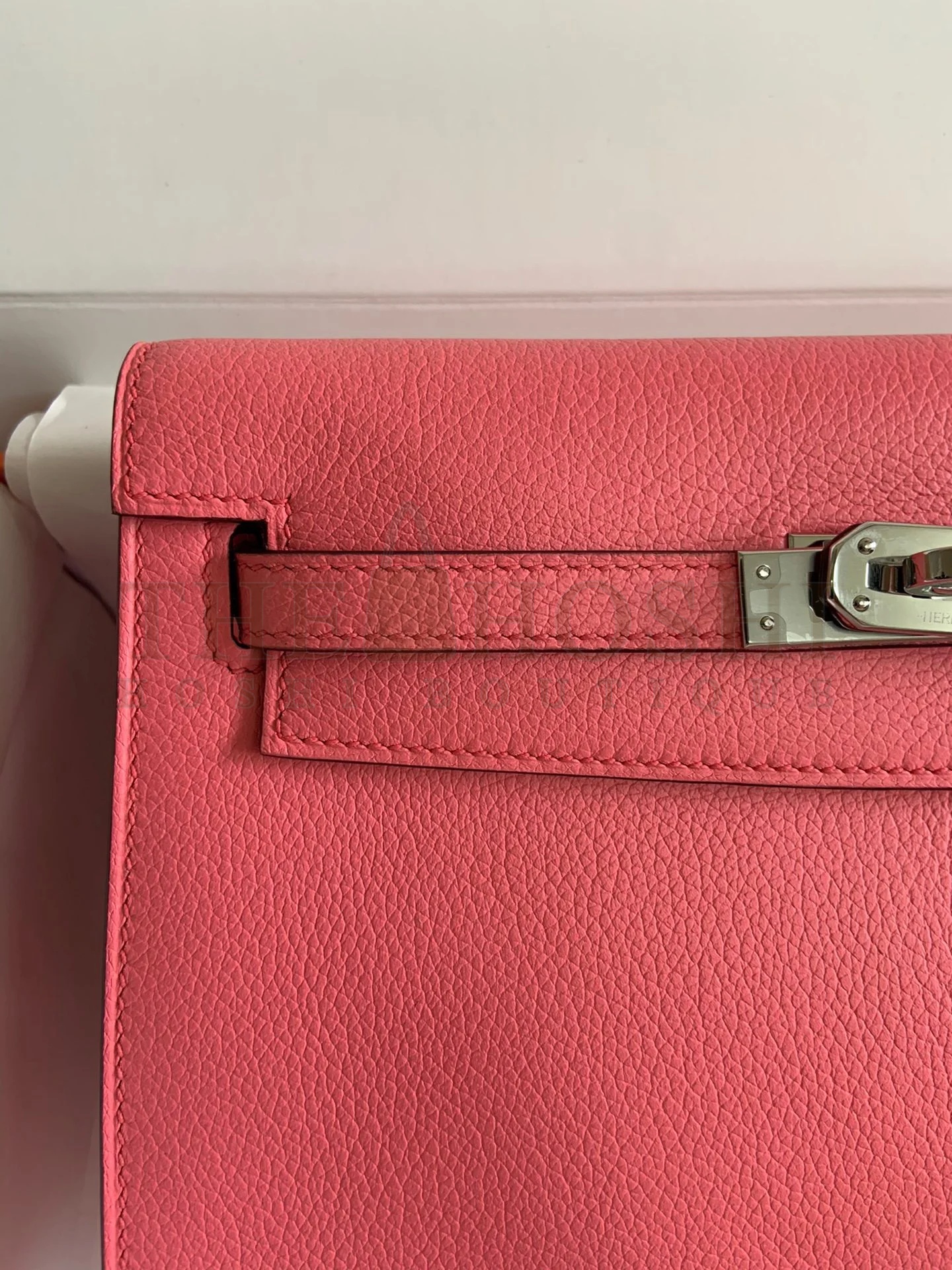 H**me5 Kelly Danse II Handmade Bag In Rose Lipstick Evercolor Calfskin Master Quality