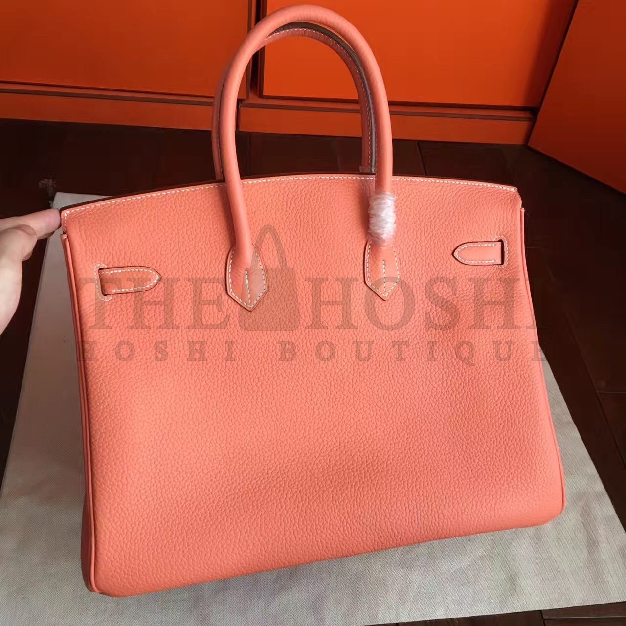 H**me5 Crevette Clemence Birkin 40cm Handmade Bag Master Quality