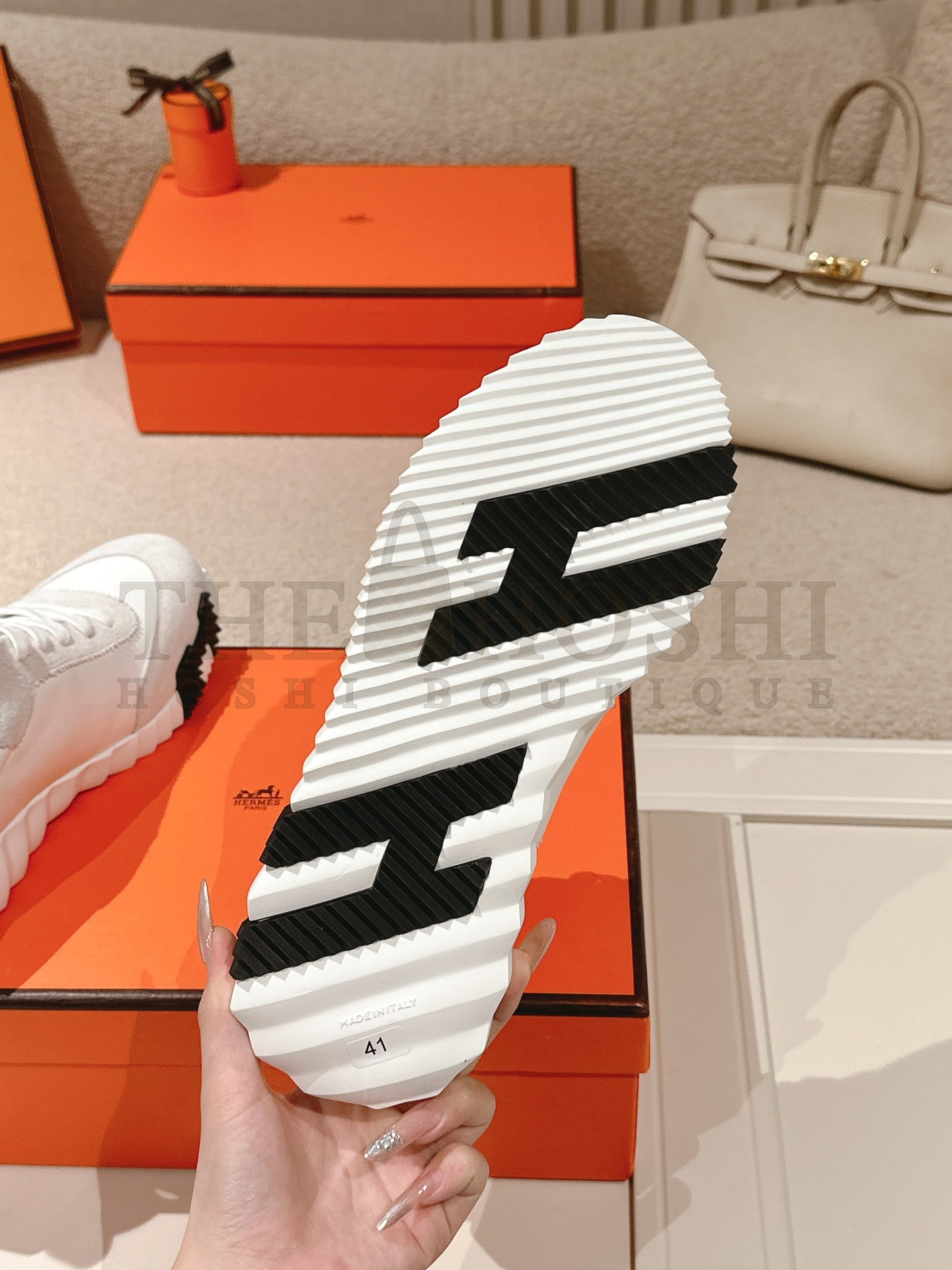 H**me5 Bouncing Sneakers In White Canvas Master Quality