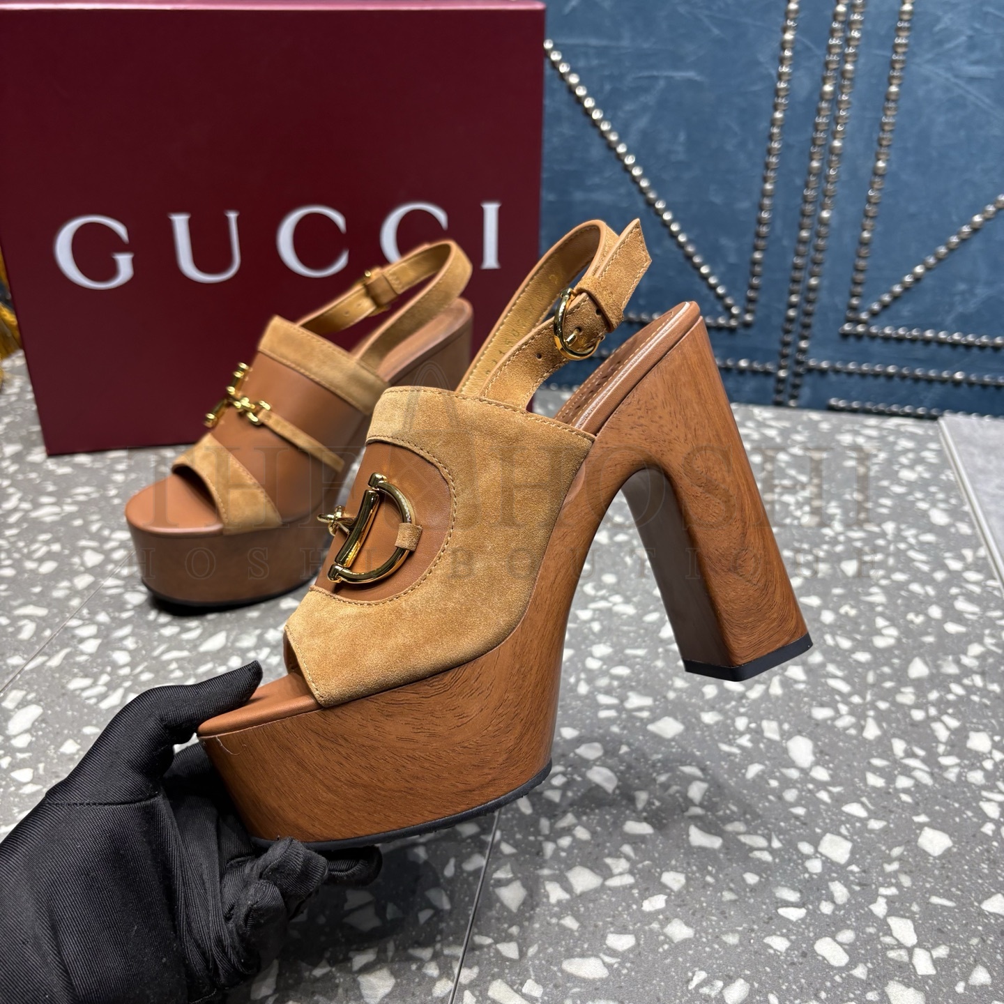 Gvc*1 GG Spring Summer 25 Platform Slide Sandals 35-41 Master Quality