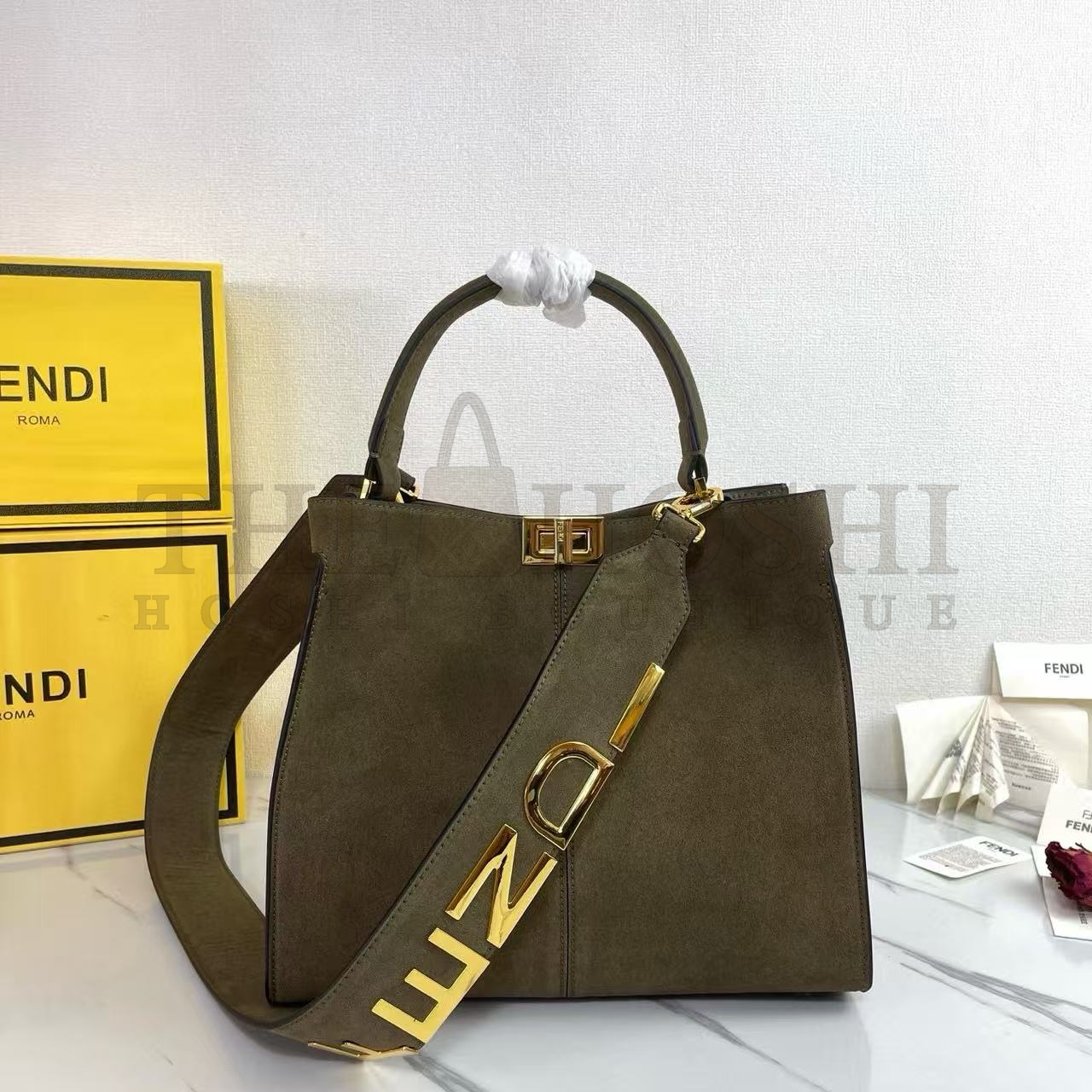 F**di F**di X-Lite Calfskin Tote Bag 3307 Size 43cm/30cm Master Quality