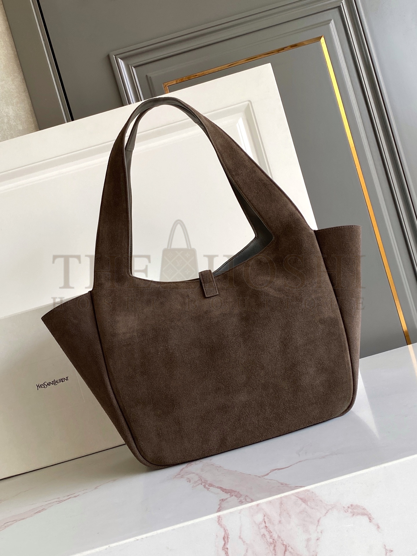Sa1nt Lau*nt Bea Y51 Cabas Tote Bag in Suede Master Quality
