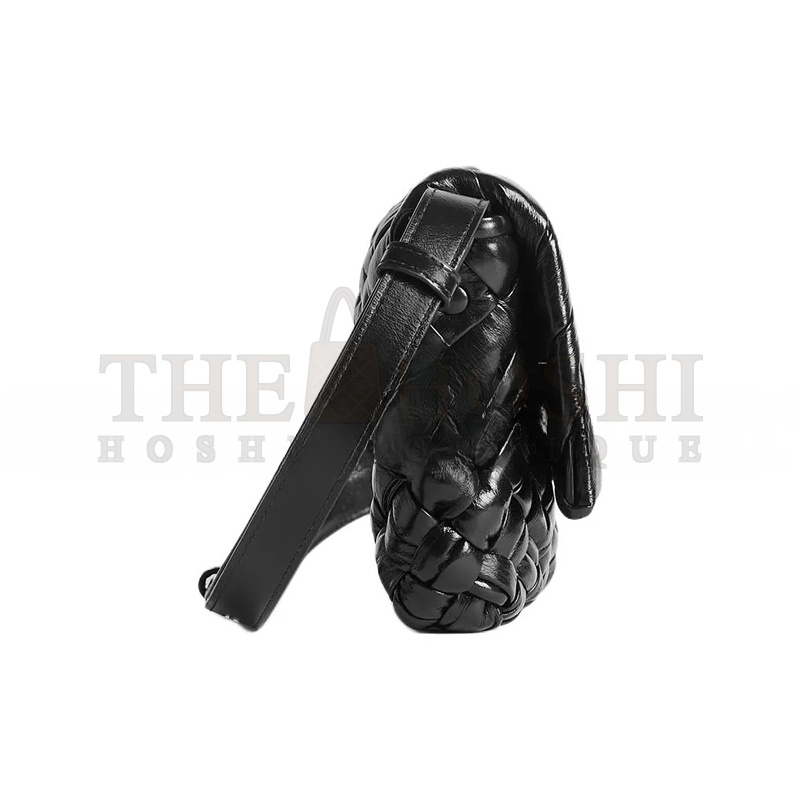 B0tt*ga Ven*ta SMALL RUMPLE MESSENGER 787113V4HO18803 (21*14*5cm) Master Quality