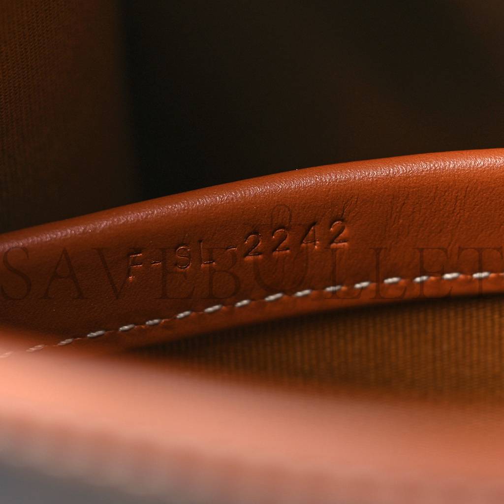 Ce1i*e TRIOMPHE CANVAS CALFSKIN MINI HORIZONTAL CABAS TAN (34*23*11cm) Master Quality