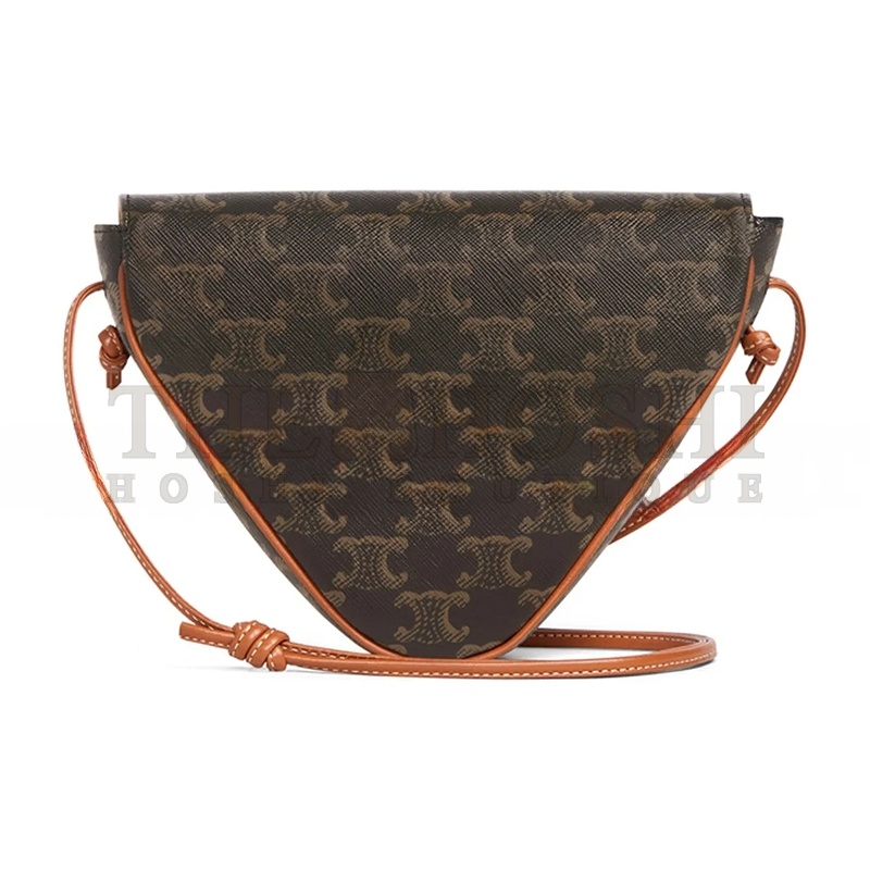 Ce1i*e CROSSBODY BAG IN TRIOMPHE CANVAS AND CALFSKIN 195902BZK.04LI (21*15*4cm) Master Quality