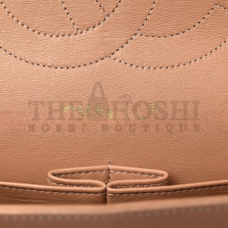 Ch**el LAMBSKIN QUILTED JUMBO DOUBLE FLAP 1206523 (30*20*9cm) Master Quality