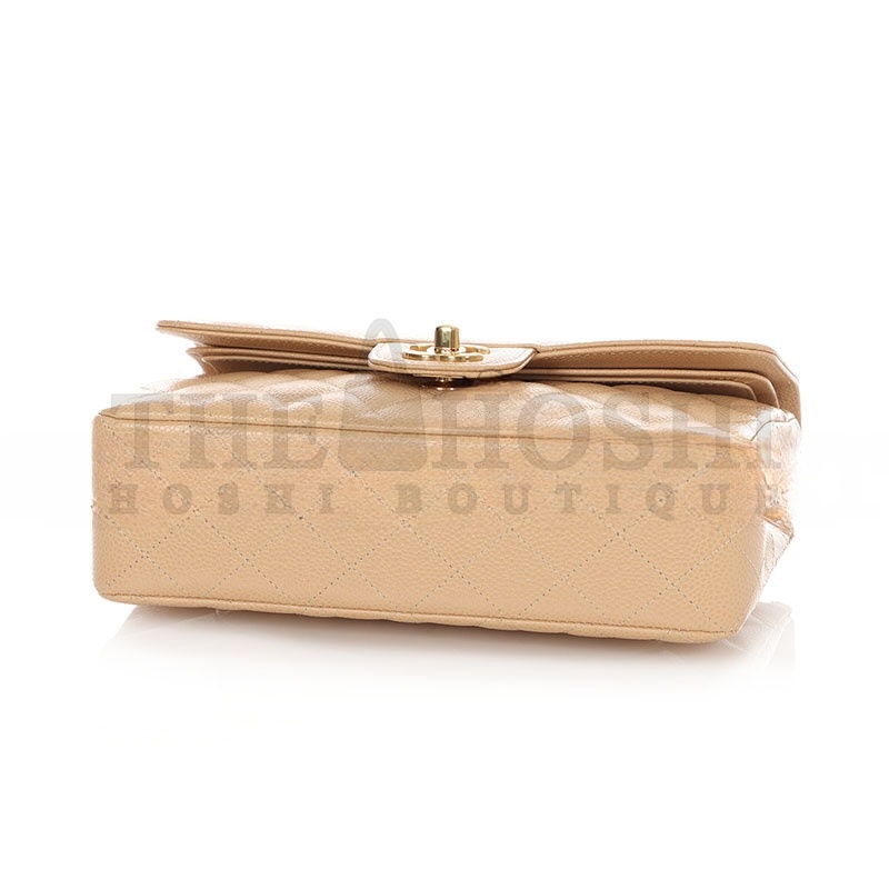 Ch**el CAVIAR SMALL CLASSIC DOUBLE FLAP 1540032 (23*13*6cm) Master Quality