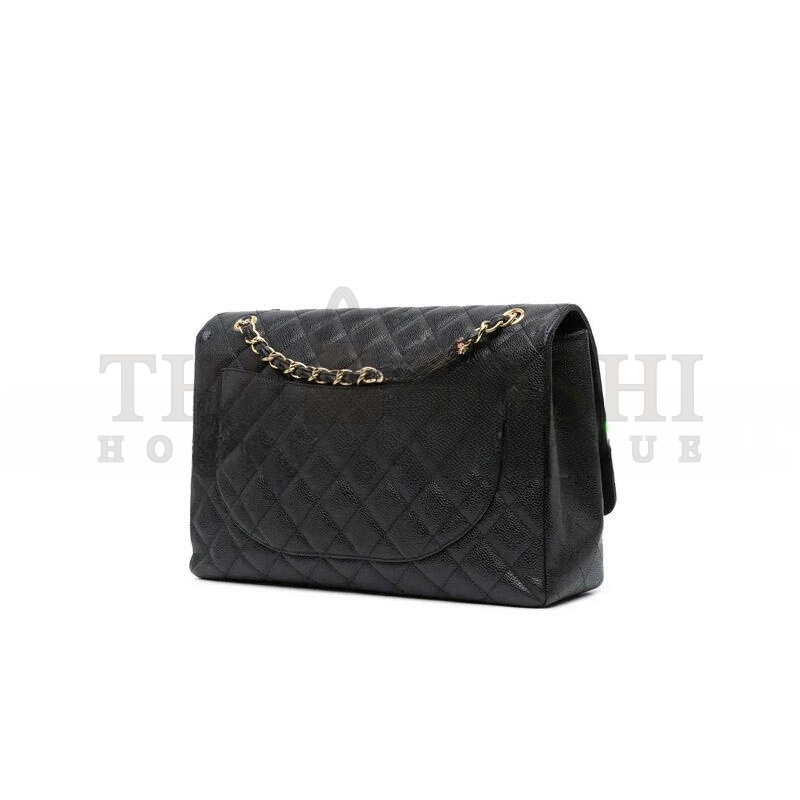Ch**el JUMBO CLASSIC CAVIAR EXTRA LARGE DOUBLE FLAP SHOULDER BAG 330497 (33*23*10cm) Master Quality