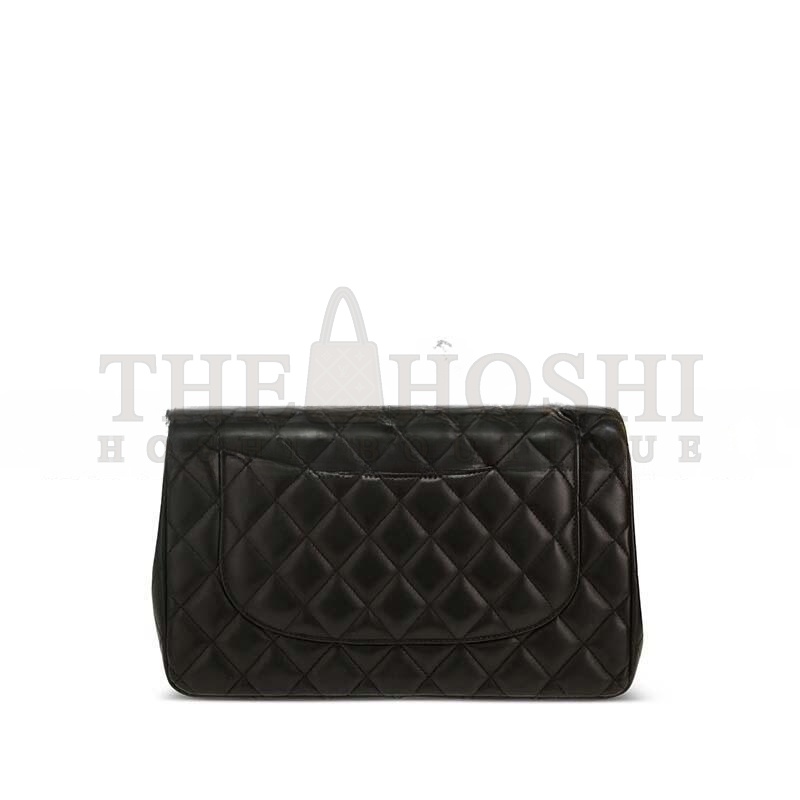 Ch**el SO BLACK JUMBO CLASSIC FLAP BAG  (30*19.5*10cm) Master Quality