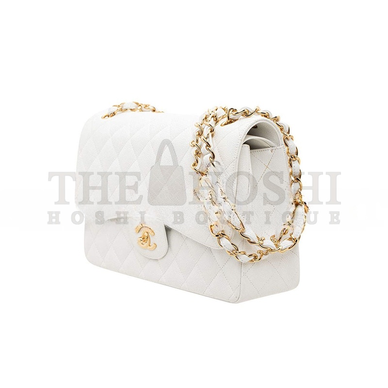 Ch**el QUILTED CAVIAR LEATHER CLASSIC JUMBO DOUBLE FLAP BAG 426504 (30*21*9cm) Master Quality