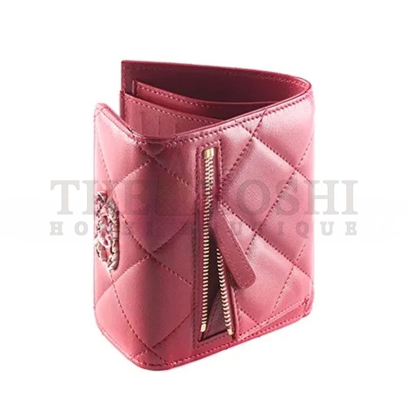 Ch**el 19 SMALL FLAP WALLET AP2809 B07327 NI686 (10*11.5*3cm) Master Quality