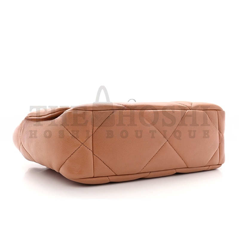 Ch**el LAMBSKIN QUILTED MEDIUM 19 FLAP 1614648 (25*17*8cm) Master Quality
