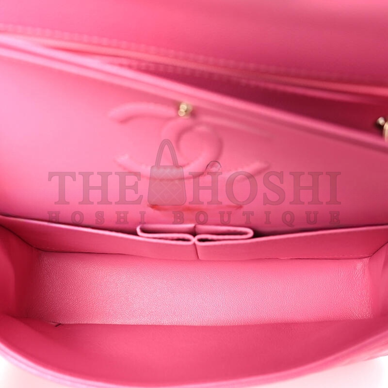 Ch**el CAVIAR QUILTED SMALL DOUBLE FLAP 1458294 (23*14.5*6cm) Master Quality