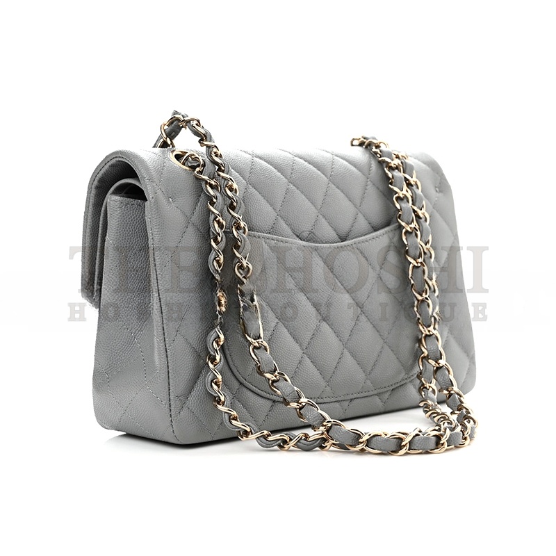 Ch**el CAVIAR QUILTED SMALL DOUBLE FLAP 1537381 (23*14.5*6cm) Master Quality