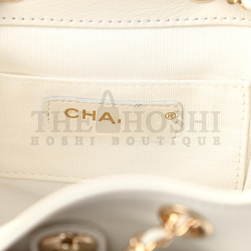 Ch**el SMALL DUMA DRAWSTRING BACKPACK 1161566 (19*17*12cm) Master Quality