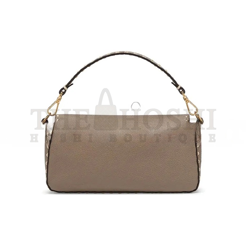 F**di BAGUETTE LEATHER BAG 8BR600AH95F1F1M (27*15*6cm) Master Quality