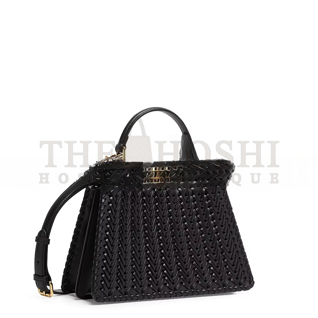 F**di PEEKABOO ISEEU  BRAIDED LEATHER BAG 8BN327ANX8F0KUR (33*25*13cm) Master Quality