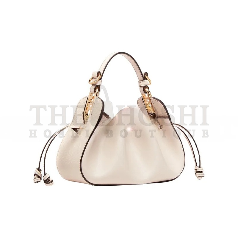 F**di POMODORINO MINI LEATHER HOBO BAG 8BS059AHWUF0VWM (24*14*9.5cm) Master Quality