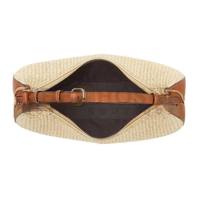 F**di SMALL HANDBAG F**diGRAPHY STRAW SHOULDER BAG 8BR798ANWBF1L27 (29*24.5*10cm) Master Quality