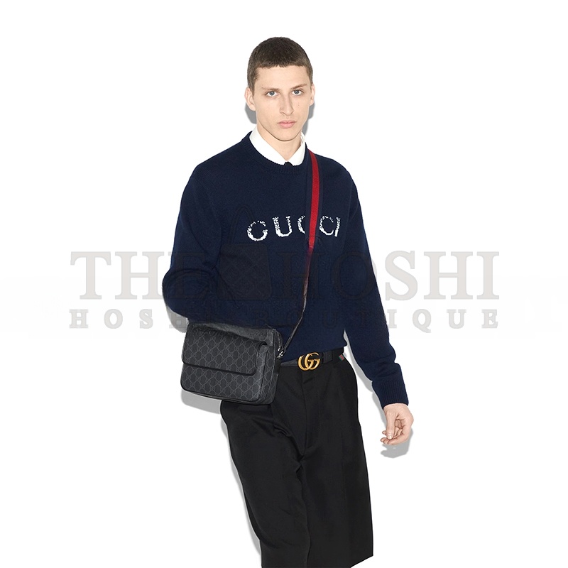 Gvc*1 GG BLACK SMALL CROSSBODY BAG ‎795479 (23*18*12cm) Master Quality