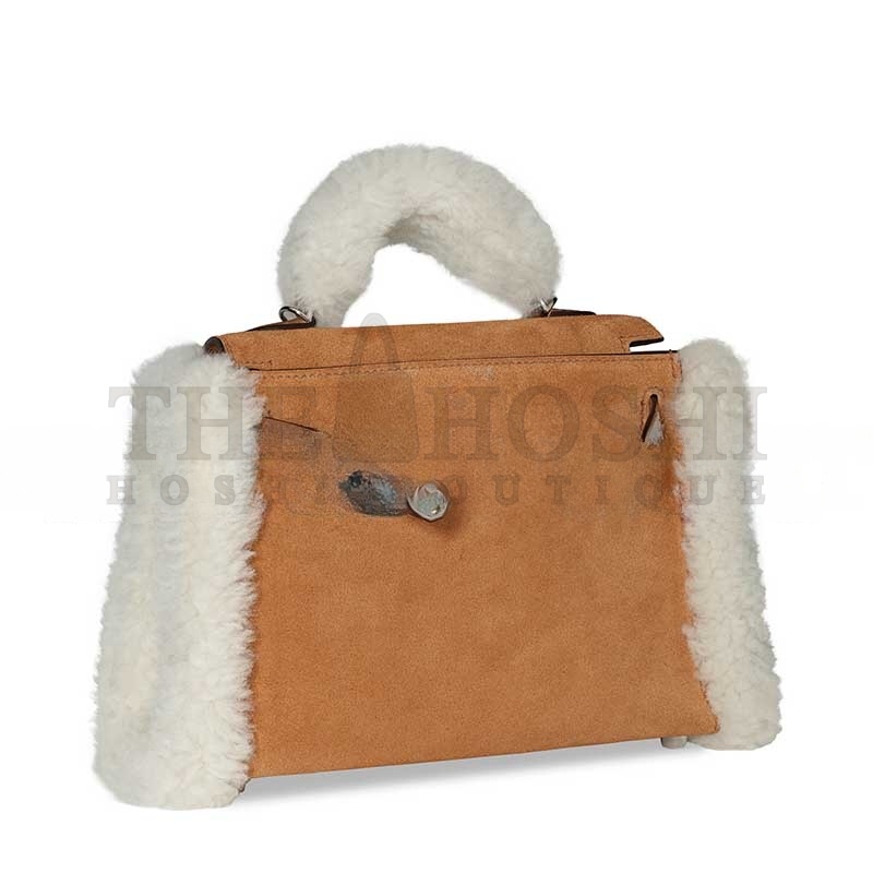 H**me5 TEDDY KELLY 20 CHAMOIS SHEARLING AND SWIFT PALLADIUM (20*15*8cm) Master Quality