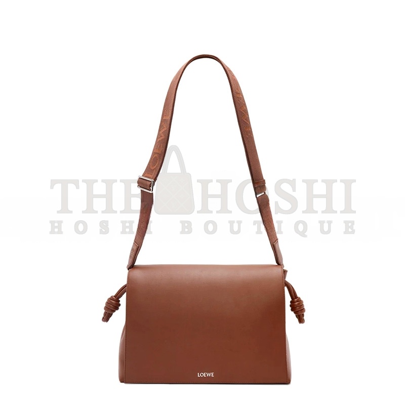 L0ew* FLAMENCO SATCHEL IN SHINY S*pPLE CALFSKIN B411FSAX04 (34*24*12cm) Master Quality