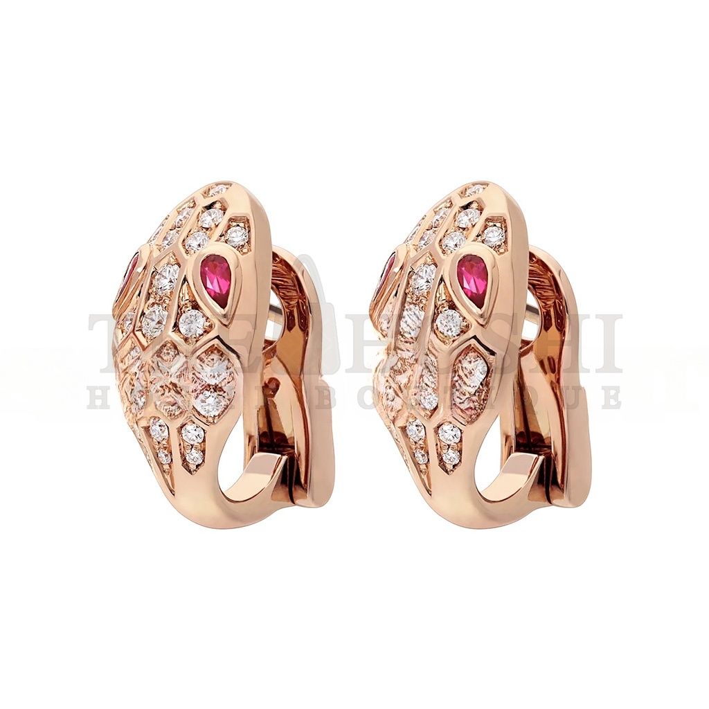 Bv1g*ai SERPENTI EARRINGS 352726 Master Quality