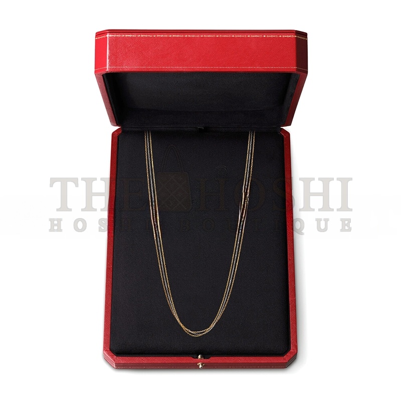 Ca*t1er TRINITY NECKLACE B7224577 Master Quality