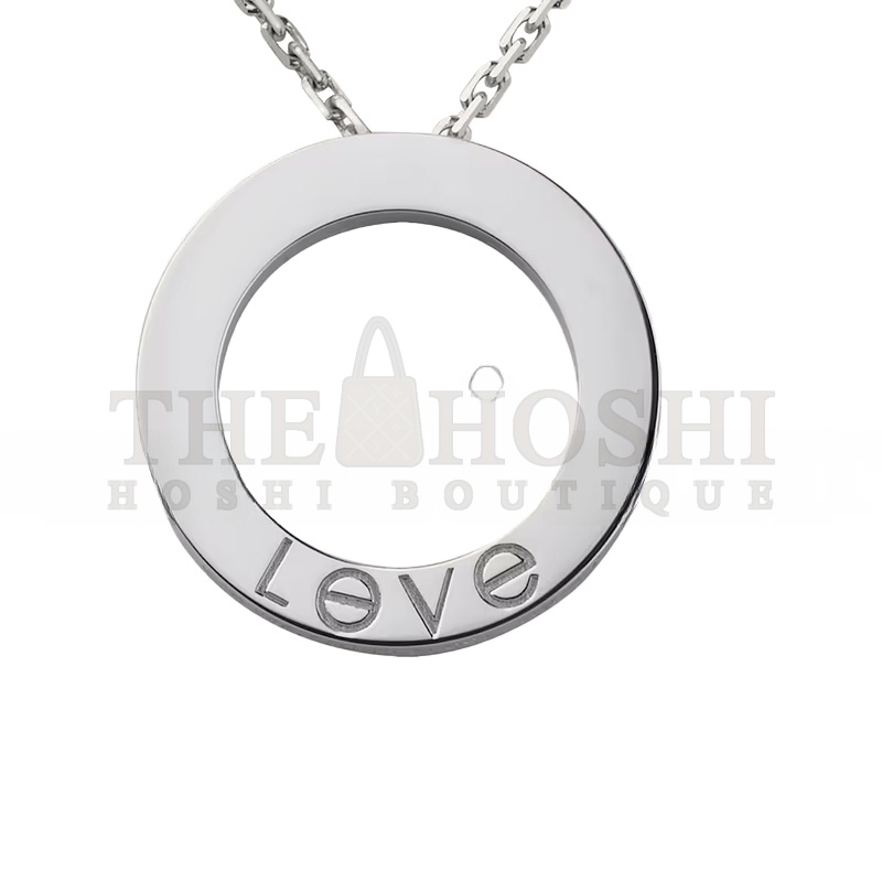 Ca*t1er LOVE NECKLACE, 3 D1am0ndS B7014600 Master Quality